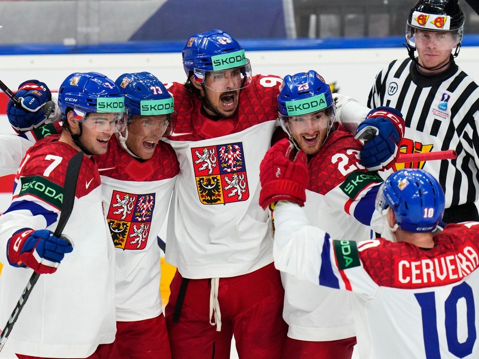Gólová radosť hokejistov Česka