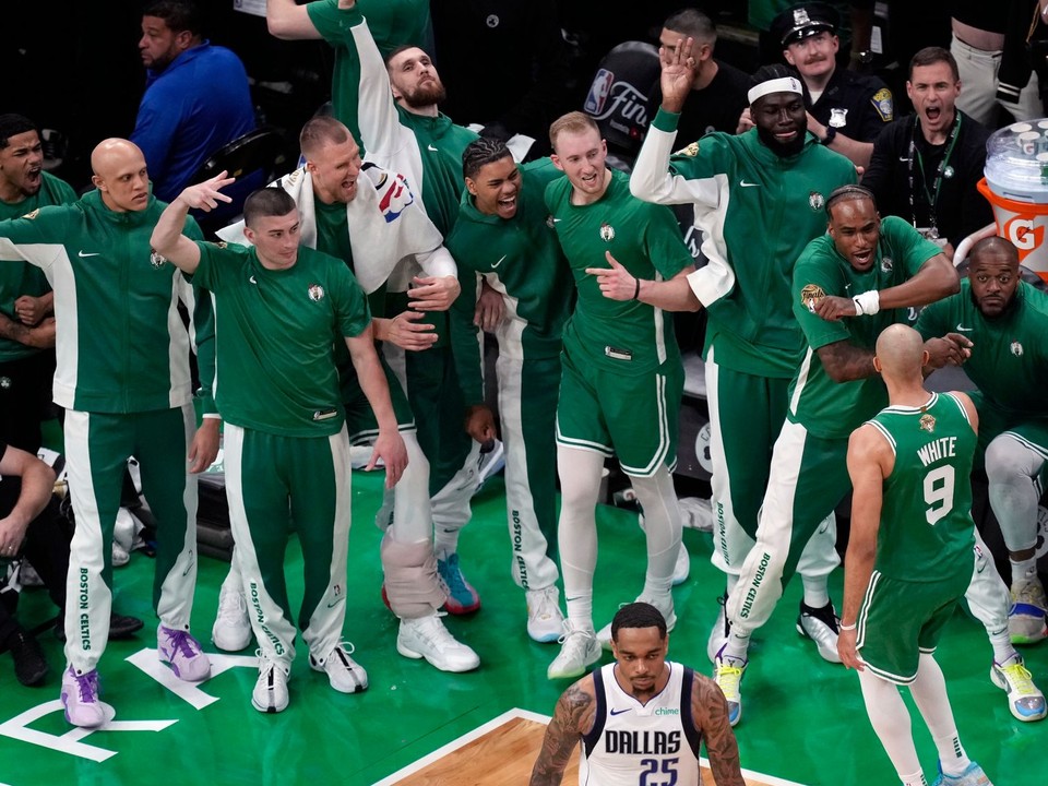 Basketbalisti Boston Celtics.