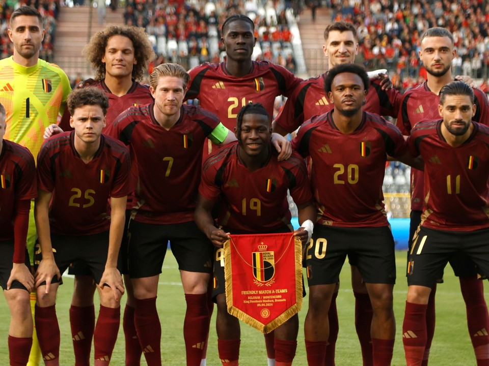 Futbalisti Belgicka.