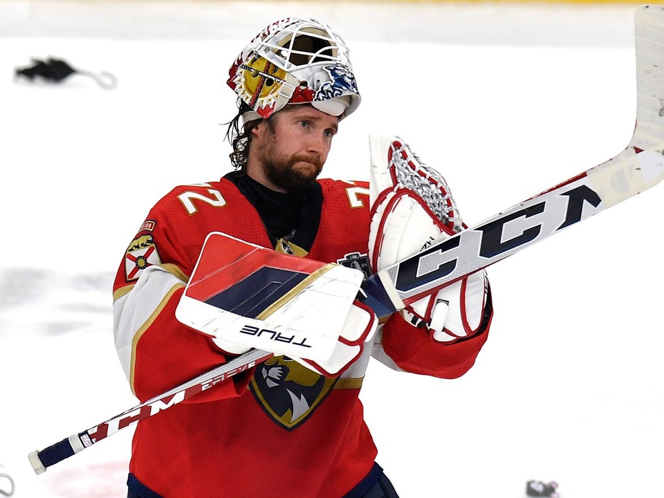 Brankár Sergej Bobrovskij v drese Floridy Panthers.