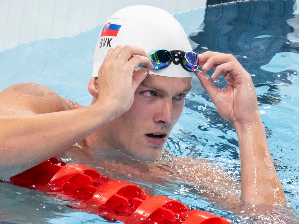 Slovenský reprezentant v plávaní Matej Duša
