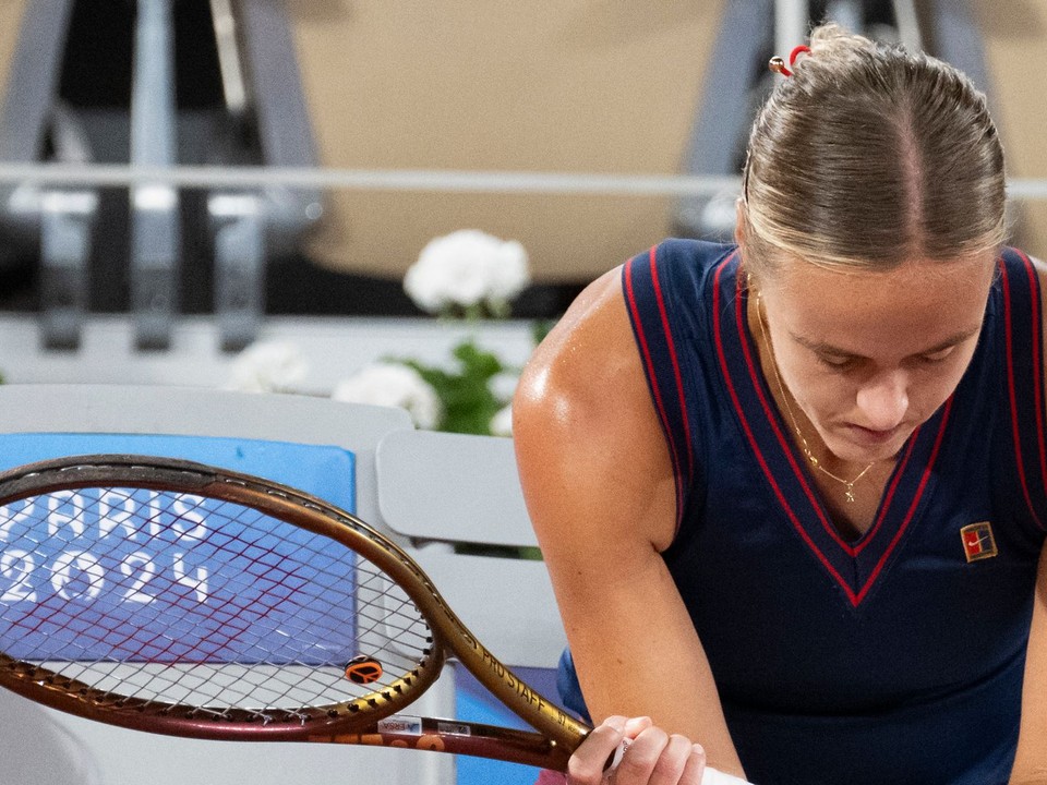 Anna Karolína Schmiedlová po semifinále OH v Paríži.