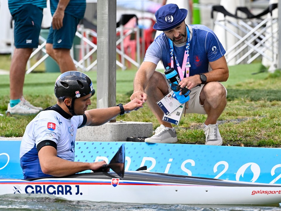 Jakub Grigar a tréner Stanislav Gejdoš