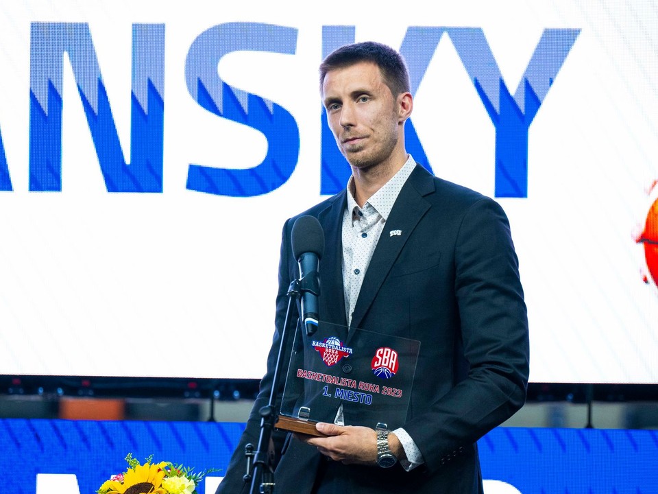 Vladimír Brodziansky získal cenu Basketbalista roka.