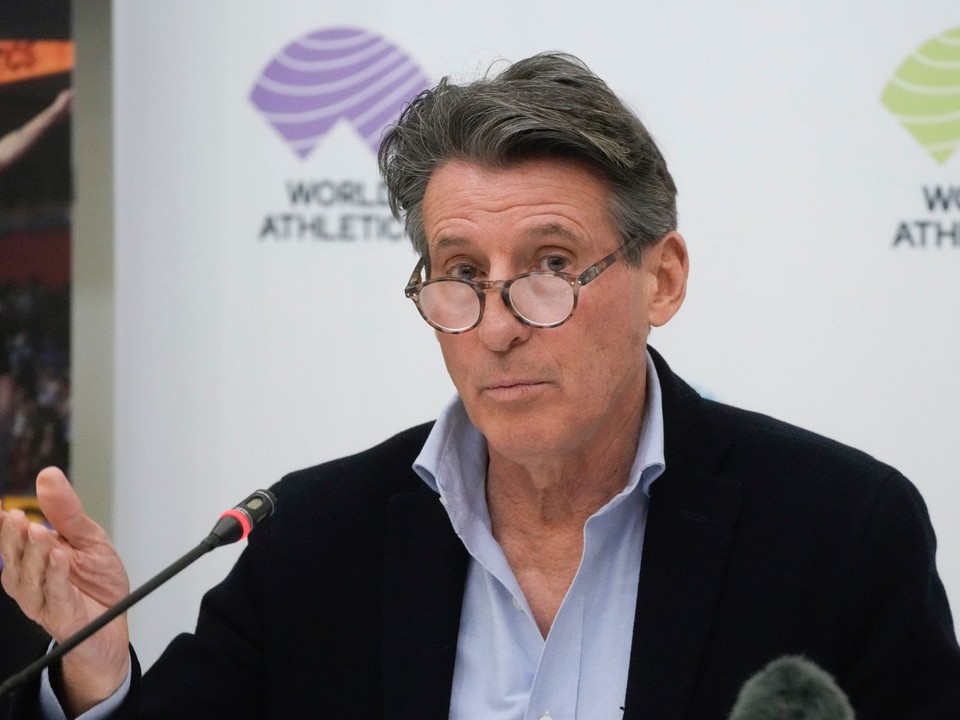 Na snímke je šéf Svetovej atletiky Sebastian Coe.