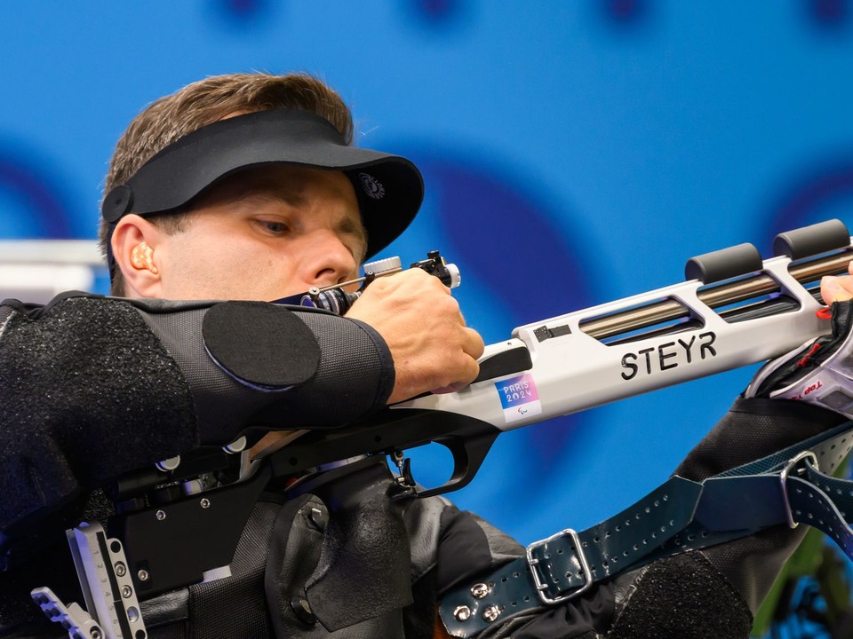 Na snímke slovenský parastrelec Radoslav Malenovský.