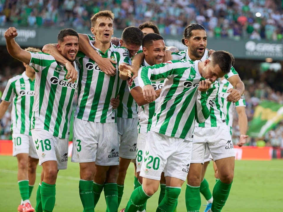 Futbalisti Betis Sevilla.