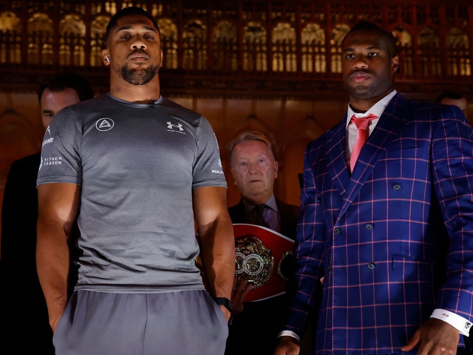 Anthony Joshua a Daniel Dubois. 