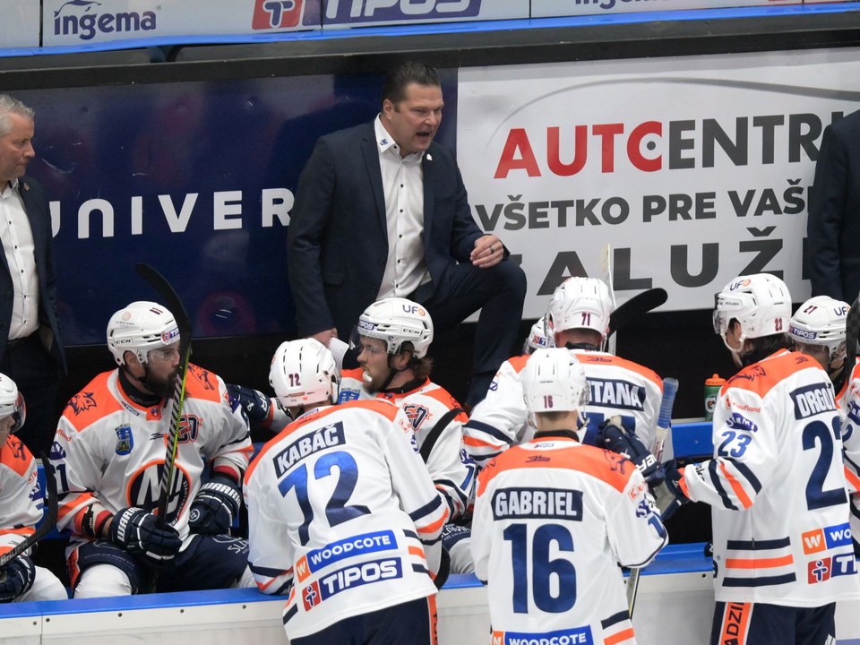 Hokejisti HK Dukla Ingema Michalovce.