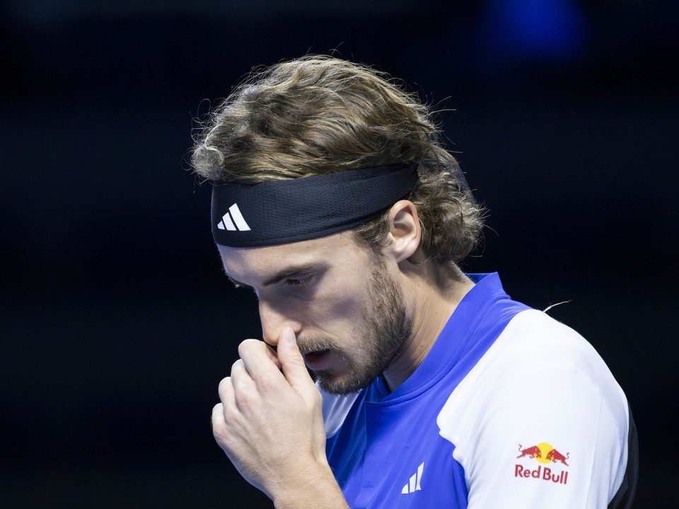 Stefanos Tsitsipas na turnaji ATP Bazilej 2024.