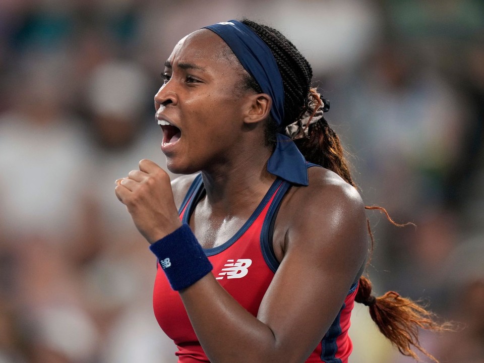 Americká tenistka Coco Gauffová.