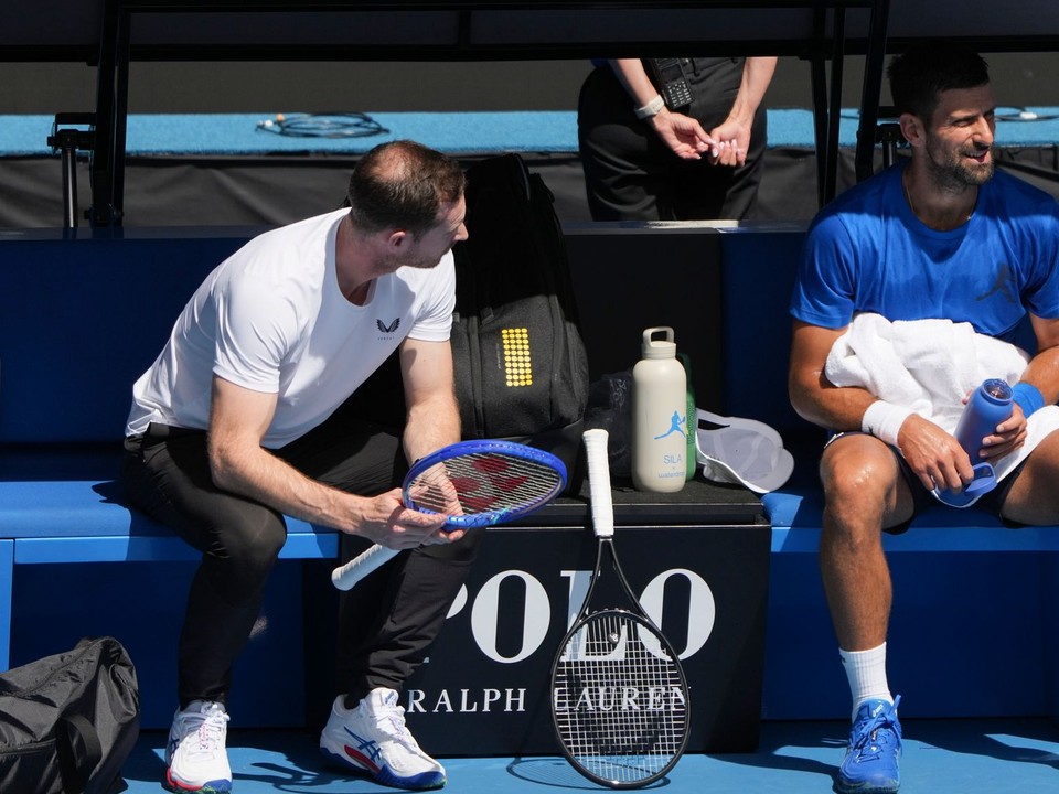 Novak Djokovič a Andy Murray. 