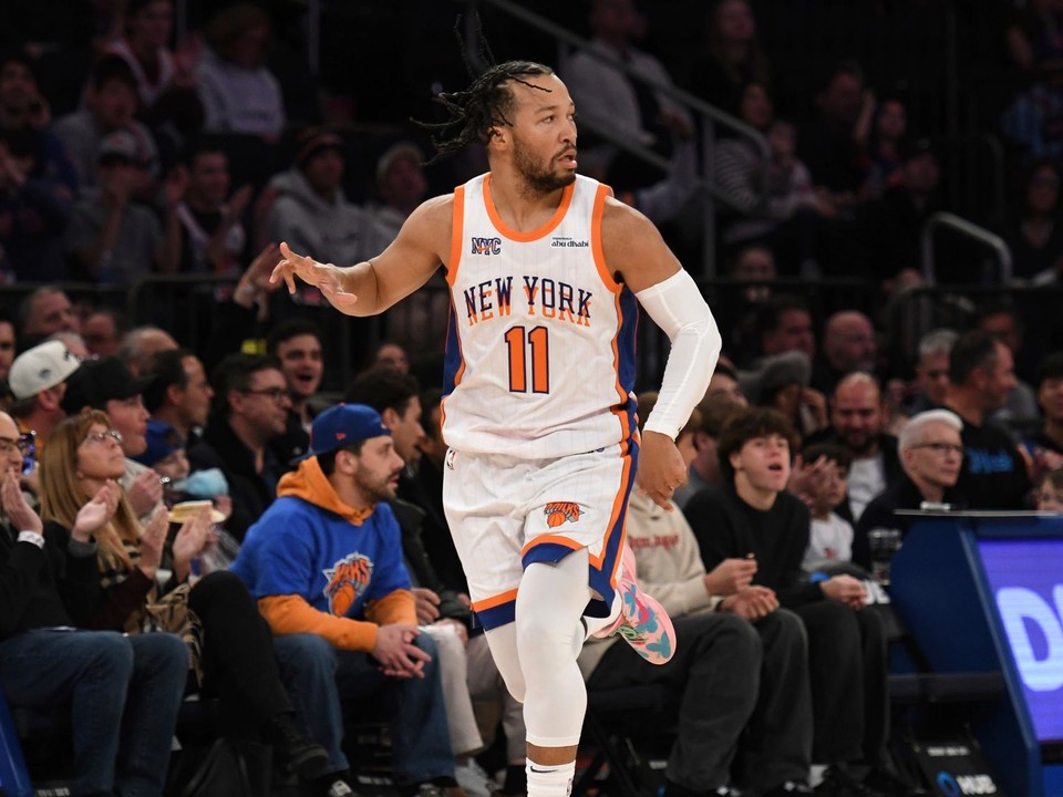 Jalen Brunson v dres New York Knicks.