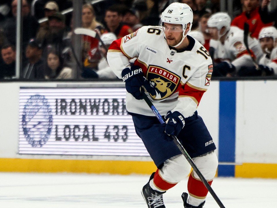 Aleksander Barkov v drese Florida Panthers.