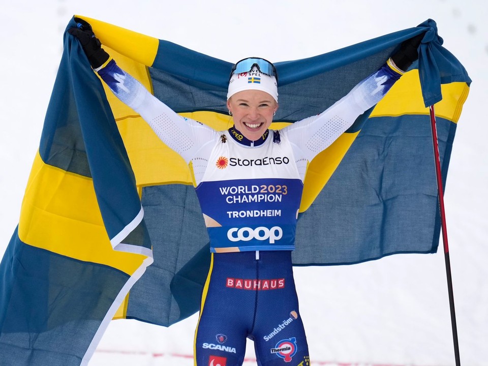 Švédska bežkyňa na lyžiach Jonna Sundlingová.