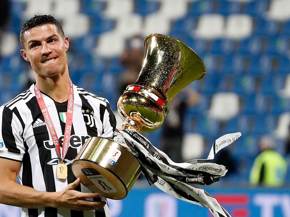 Cristiano Ronaldo v drese Juventusu.