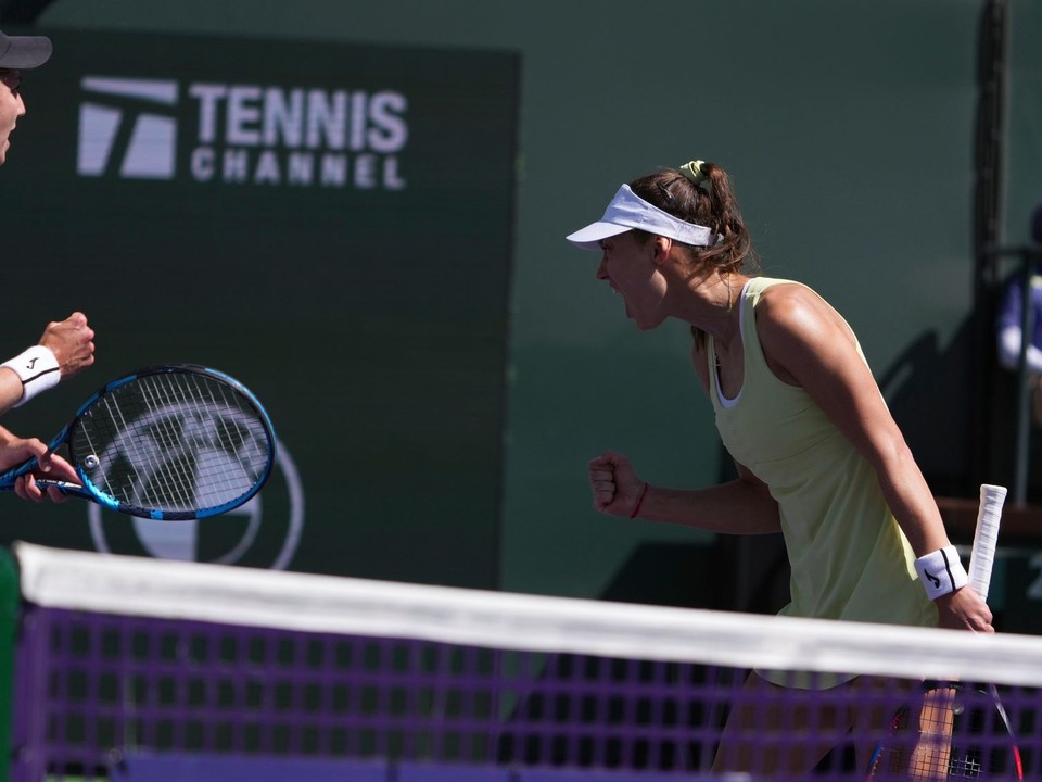 Tereza Mihalíková s Britkou Oliviou Nichollsovou.
