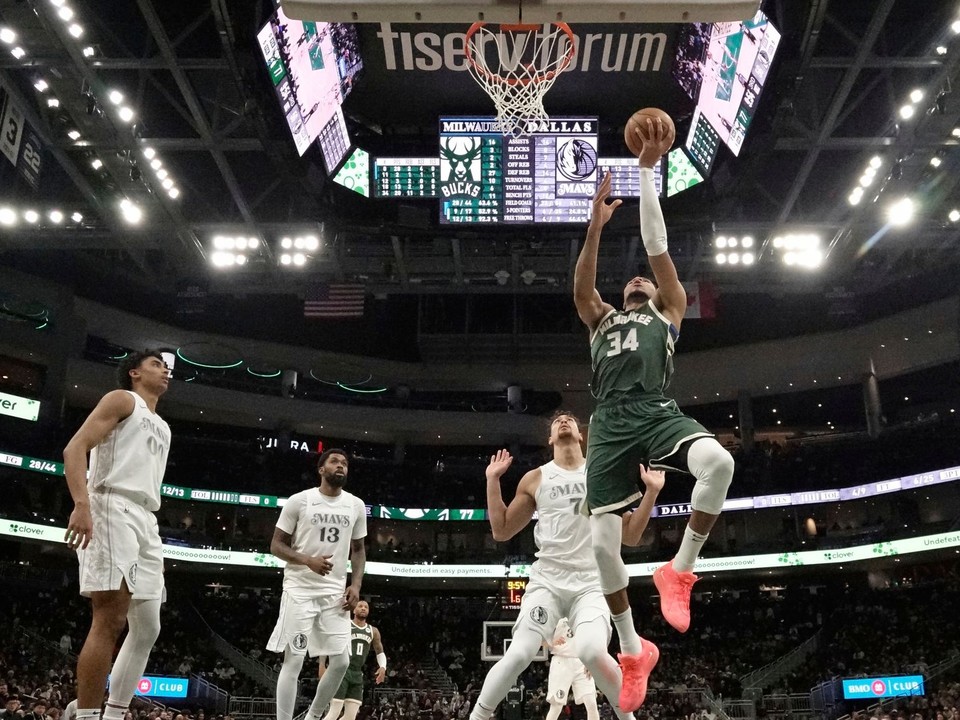 Giannis Antetokounmpo prekonáva hranicu 20.000 bodov v NBA.