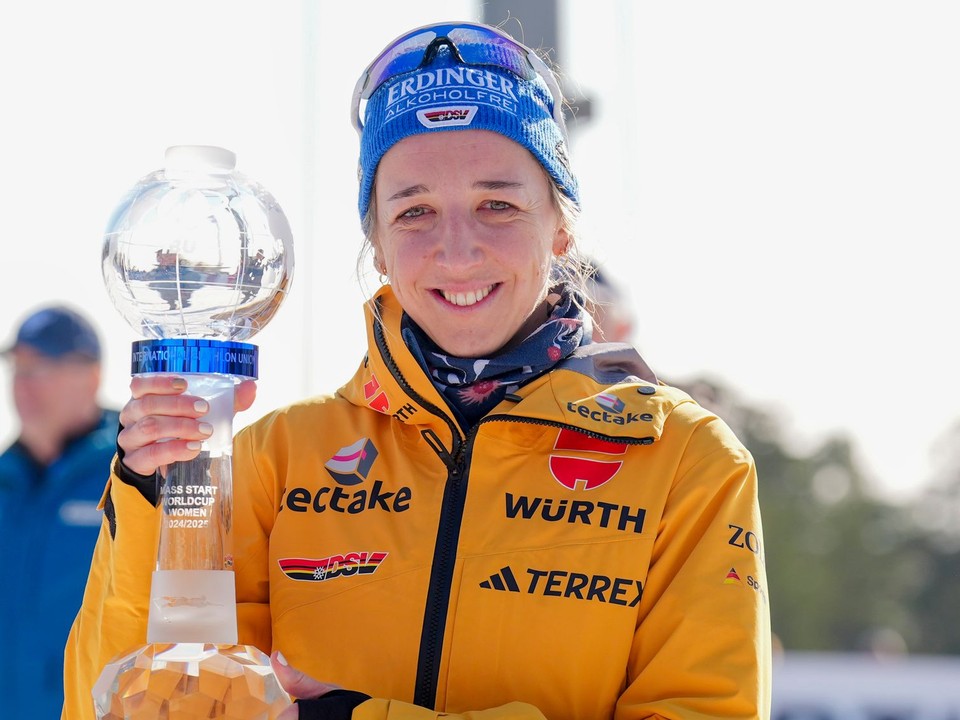 Nemecká biatlonistka Franziska Preussová.