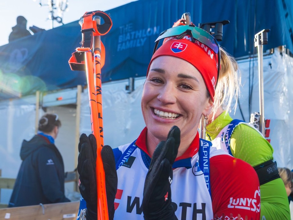 Slovenská biatlonistka Paulína Bátovská Fialková. 