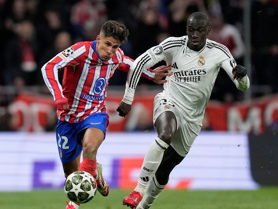 Ferland Mendy v drese Realu Madrid.