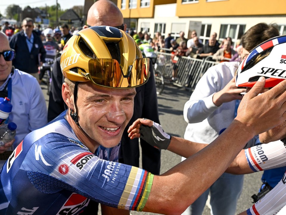 Remco Evenepoel sa stal víťazom klasiky Brabantský šíp 2025.