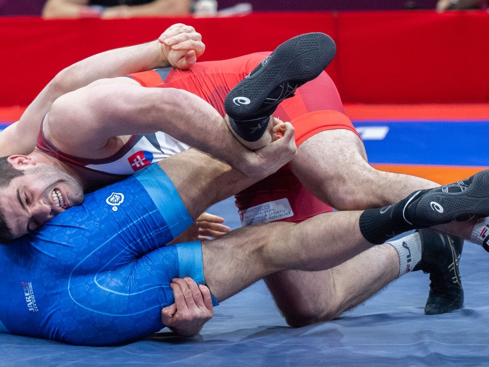 Slovenský zápasník Batyrbek Cakulov 