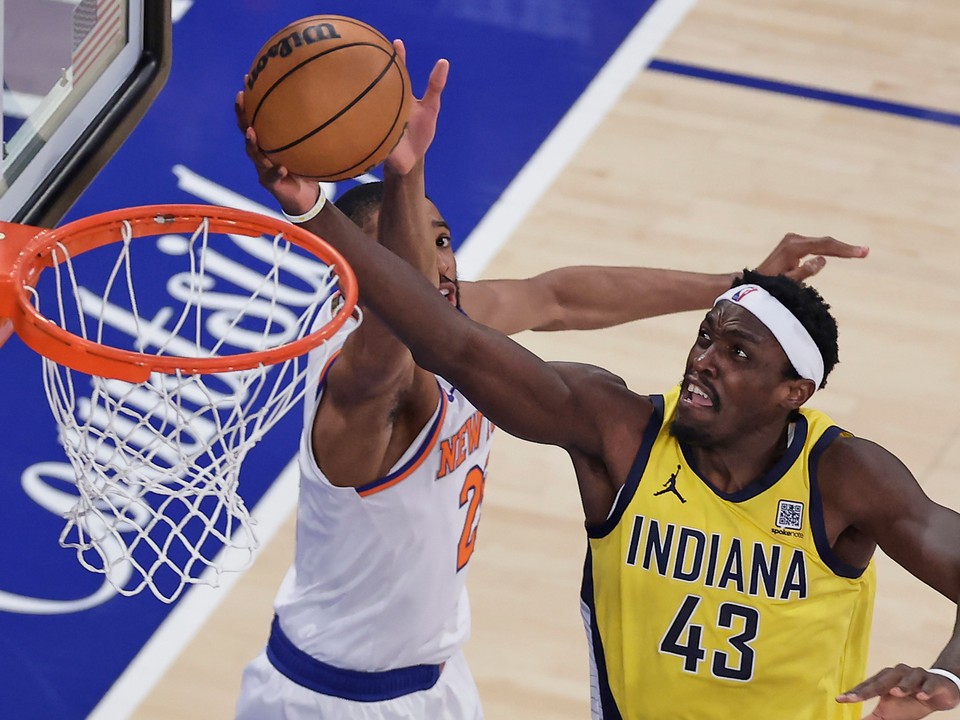 Momentka zo zápasu NY Knicks - Indiana