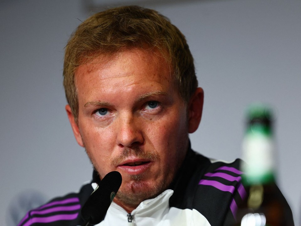 Tréner nemeckej futbalovej reprezentácie Julian Nagelsmann.