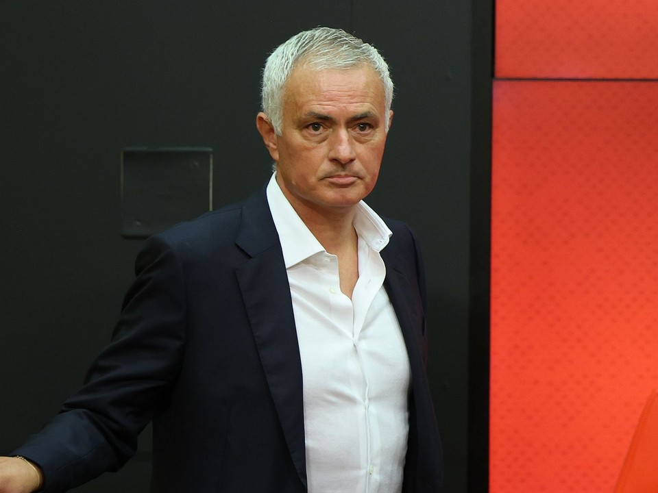 Na snímke portugalský futbalový tréner Jose Mourinho.