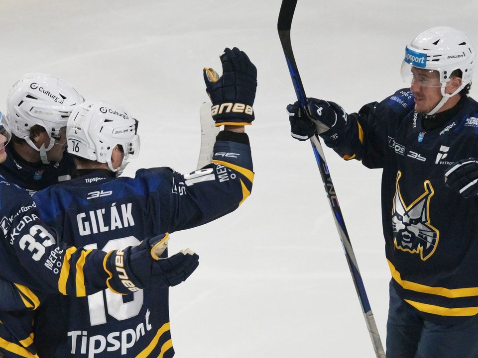 Gólová radosť hráčov Spišskej Novej Vsi.