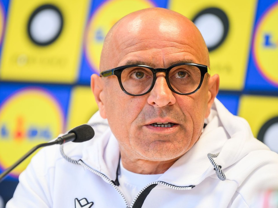 Na snímke tréner slovenskej futbalovej reprezentácie Francesco Calzona.