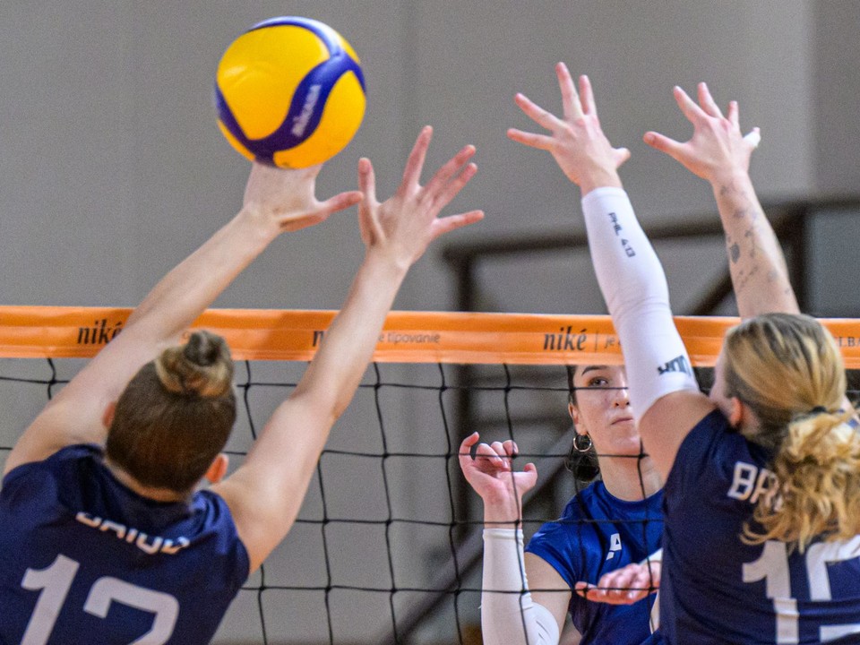 Volejbalistky Slovana Bratislava.