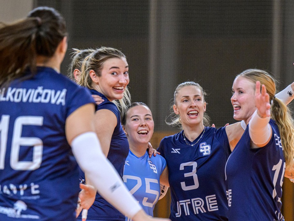 Volejbalistky VK Slovan Bratislava.