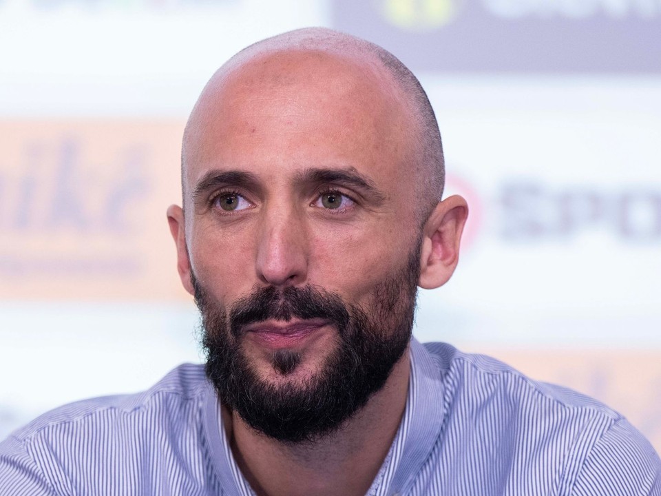 Tréner ženskej volejbalovej reprezentácie Martino Volpini.