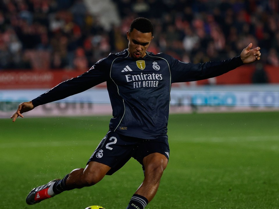 Trent Alexander-Arnold v drese Realu Madrid.