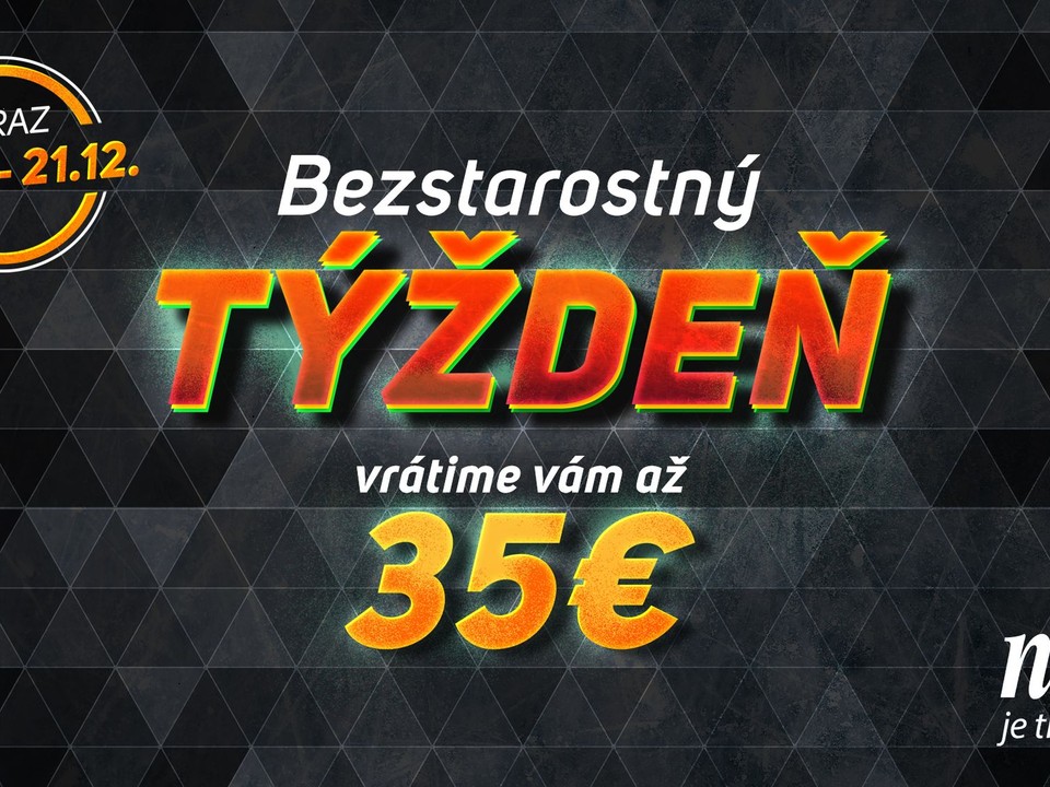 Bezstarostný týždeň v Niké - každý deň vám vrátime až 5 eur