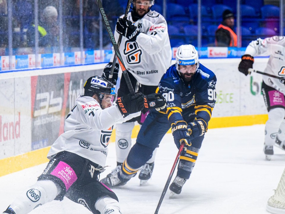 Na snímke vpredu zľava Eduard Šedivý (Košice) a Marek Viedeňský (Spišská Nová Ves).