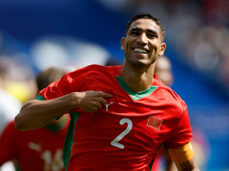 Achraf Hakimi v drese Maroka.
