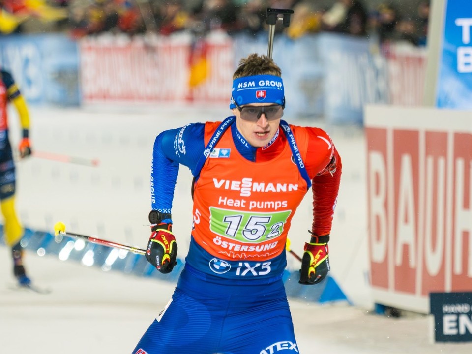 Slovenský biatlon Jakub Borguľa.