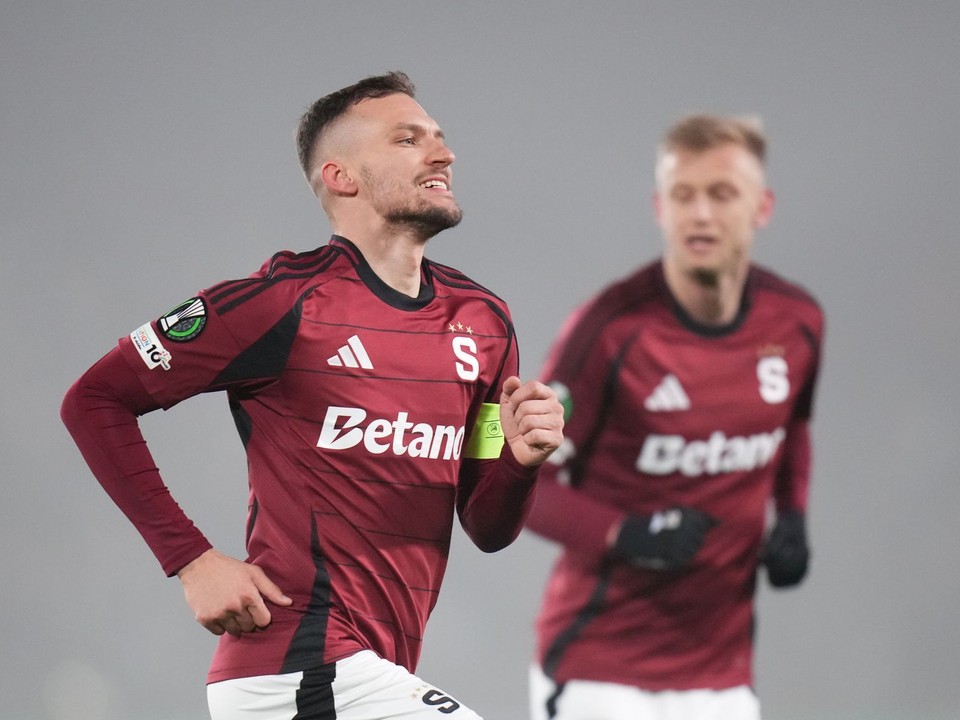 Slovenský futbalista Lukáš Haraslín zo Sparty Praha.