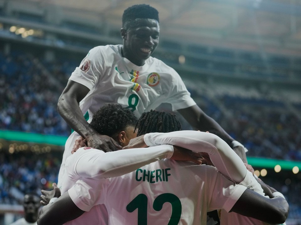 Radosť hráčov Senegalu