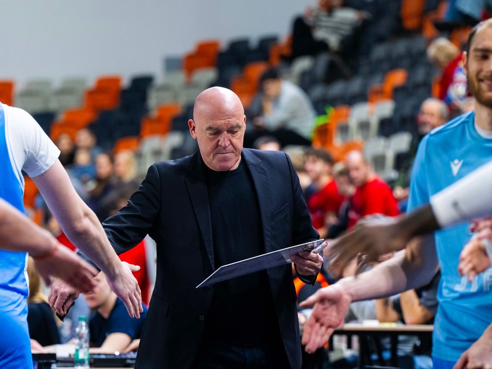 Na snímke tréner BC Slovan Bratislava Aramis Naglič.