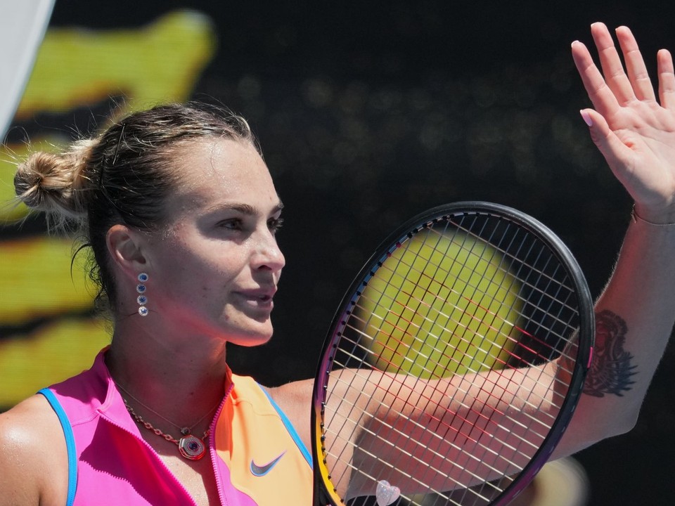 Bieloruská tenistka Aryna Sabalenková.