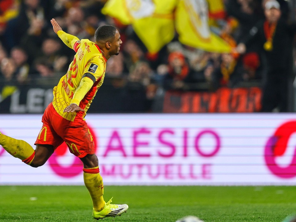 Wesley Said oslavuje gól.