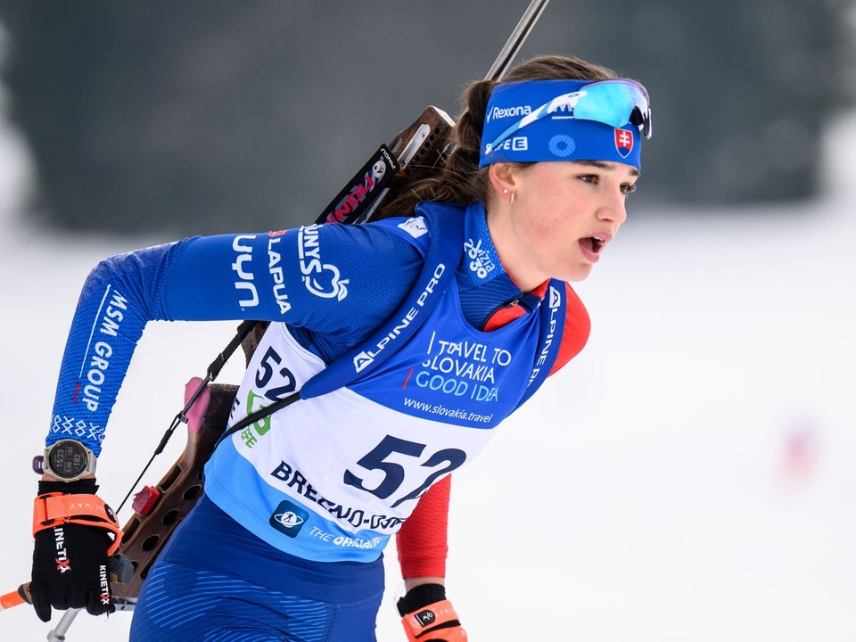 Michaela Straková počas pretekov IBU Cupu v Osrblí 2026.