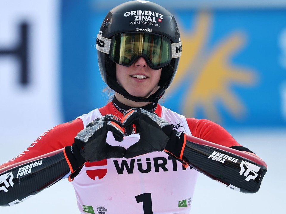 Švajčiarka Camille Rastová sa stala víťazkou obrovského slalomu v Kranjskej Gore 2026.