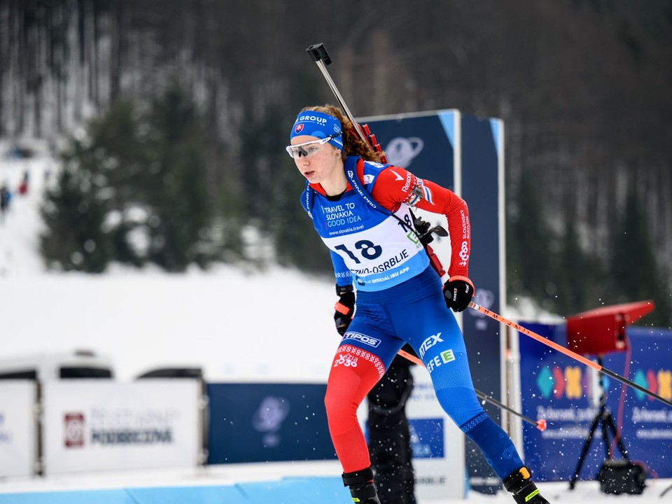 Tamara Molentová počas pretekov IBU Cupu v Osrblí 2026.