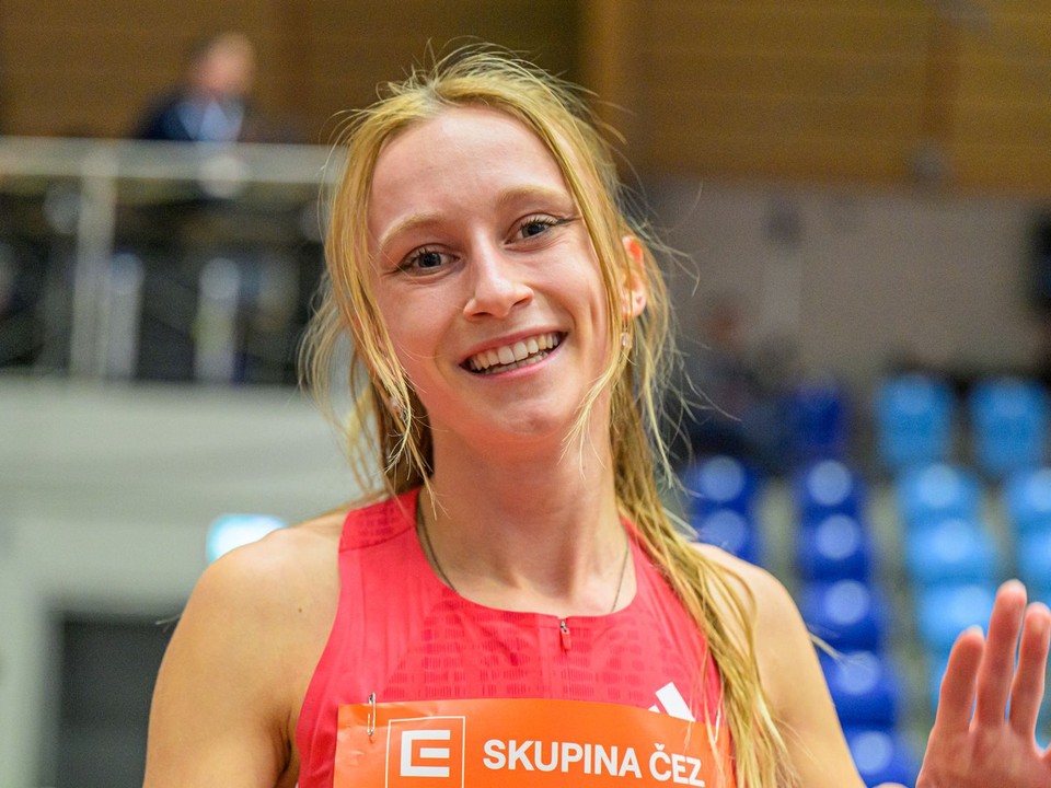 Slovenská reprezentantka Lenka Gymerská.