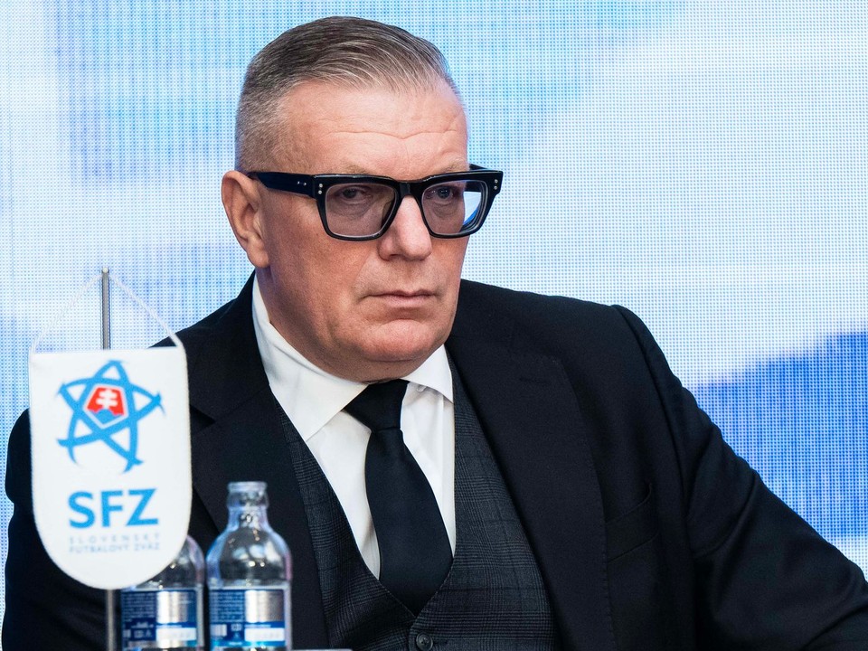 Na snímke staronový prezident Slovenského futbalového zväzu (SFZ) Ján Kováčik po jeho opätovnom zvolení.